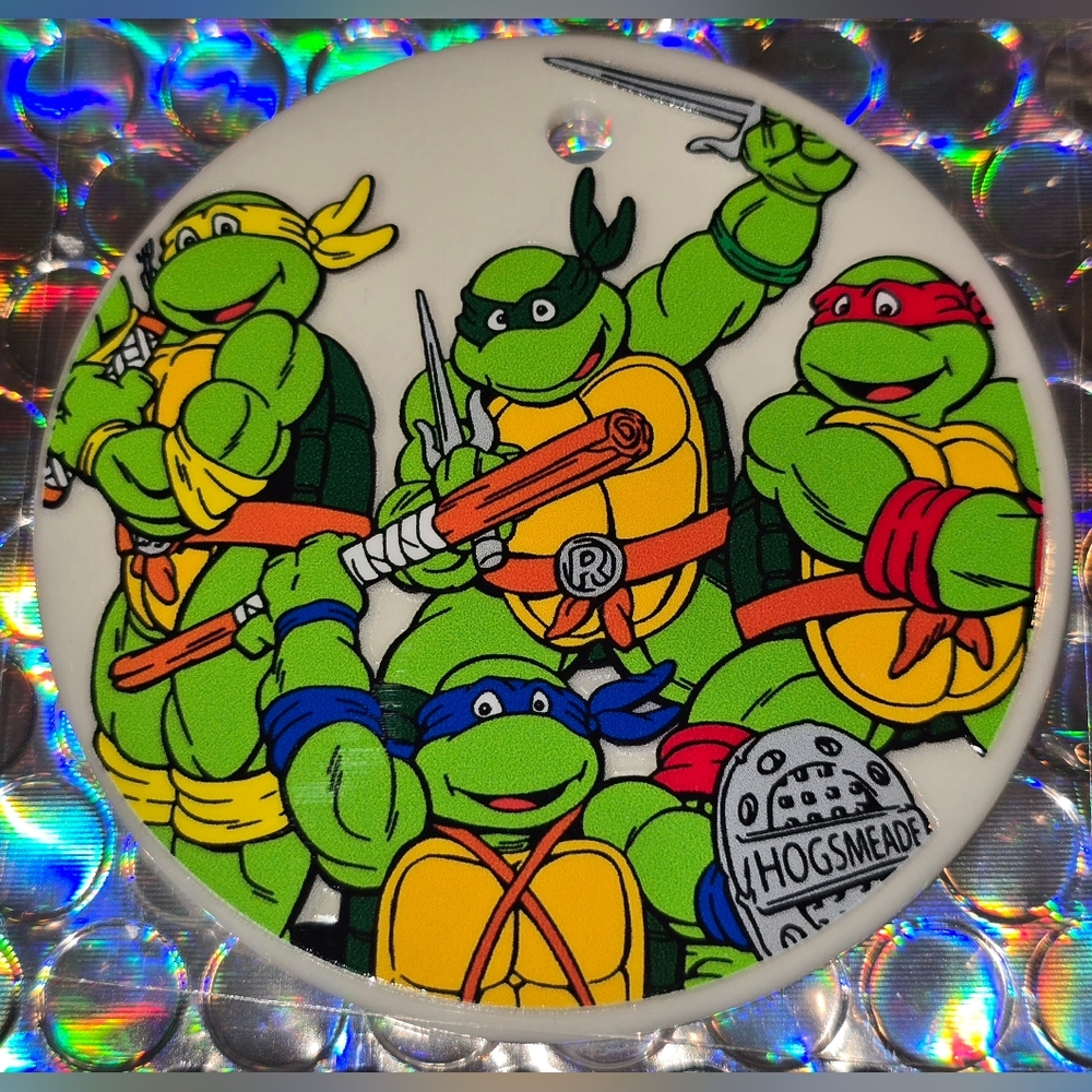 Teenage Mutant Ninja Turtles Custom Christmas Ornament with Real Pearl #1034
